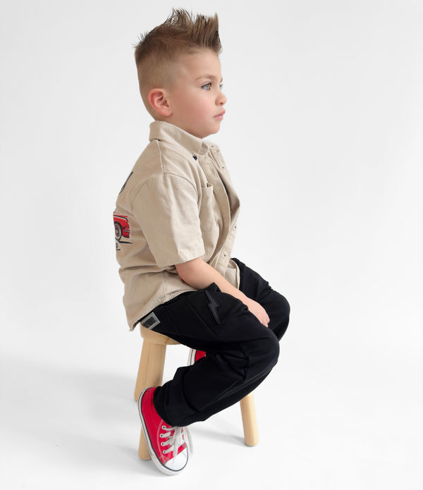 The Basic Rebel Jogger in Black - Rebel Bro
