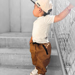 Rebel Cargo Pant in Dark Khaki - Rebel Bro