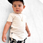 Everyday Bamboo Tee in Greige - Rebel Bro