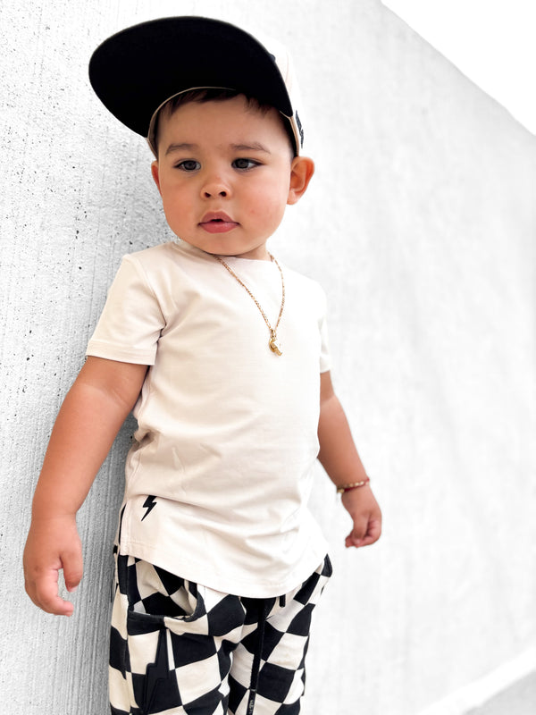Everyday Bamboo Tee in Greige - Rebel Bro