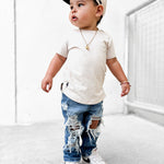 Everyday Bamboo Tee in Greige - Rebel Bro