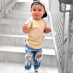 Everyday Bamboo Tee in Driftwood - Rebel Bro