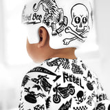 Rebel Bro Electric Crossbones Sticker - Rebel Bro