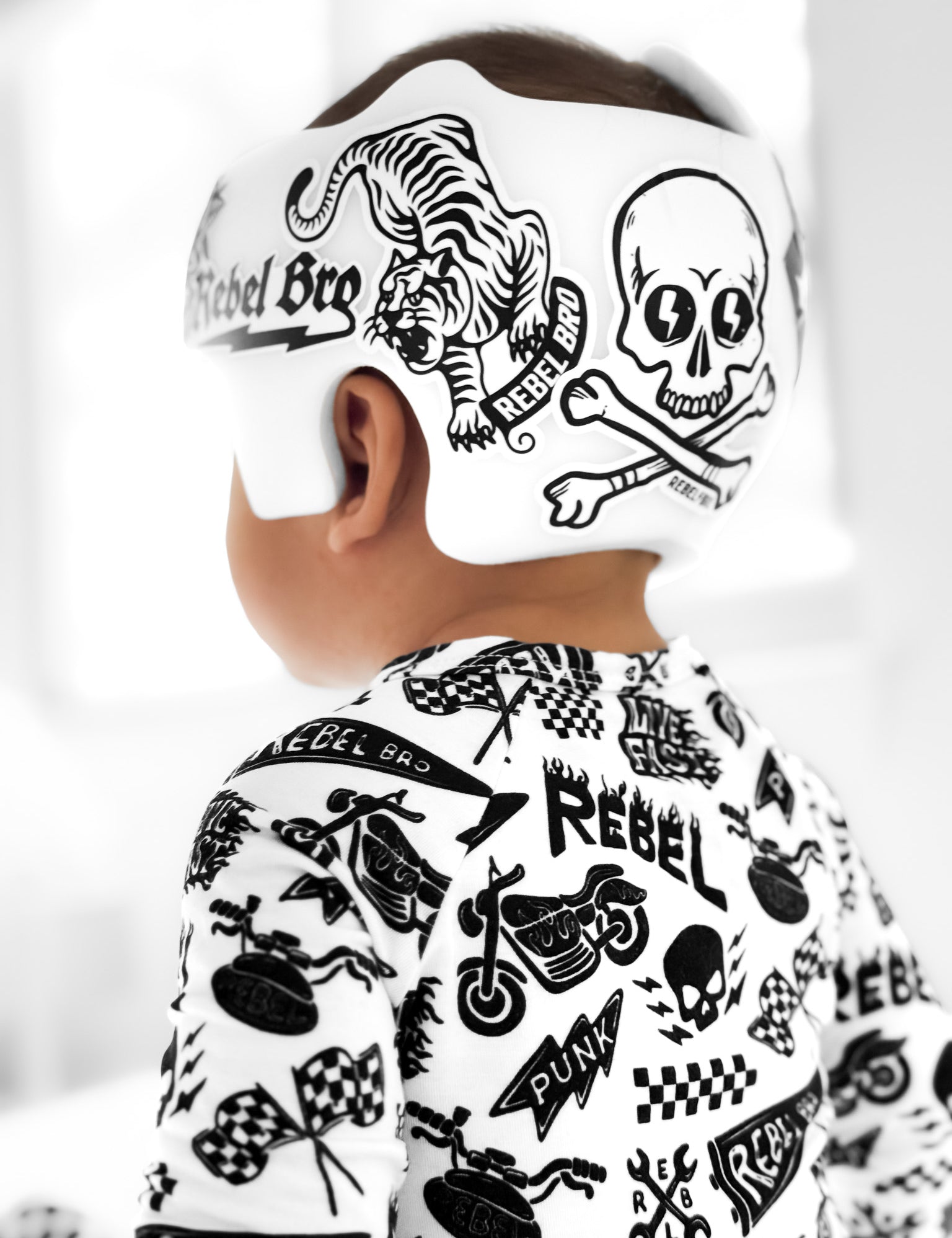 Rebel Bro Electric Crossbones Sticker - Rebel Bro