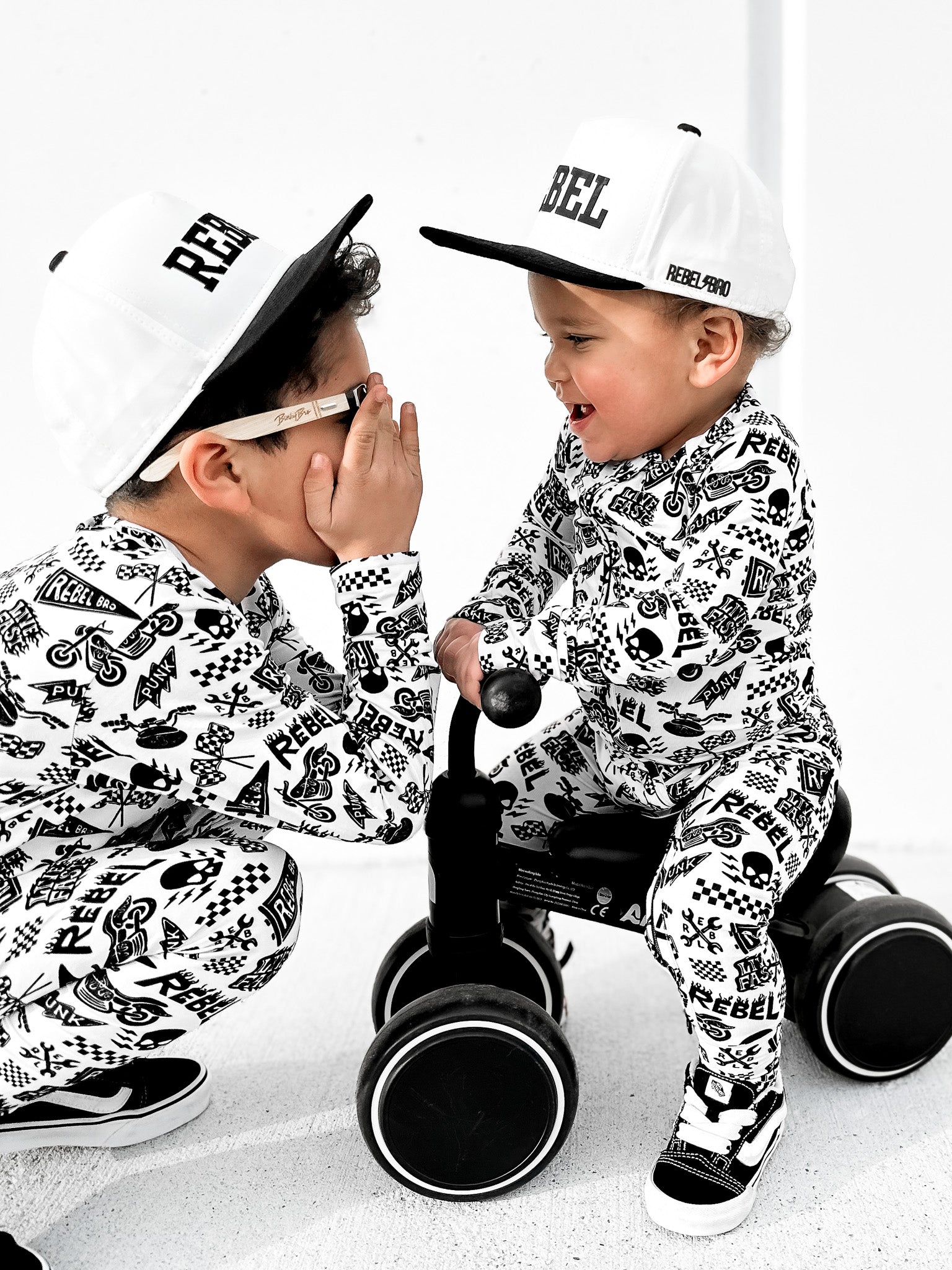 Bamboo Two Piece Set in Live Fast - Rebel Bro