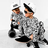 Bamboo Two Piece Set in Live Fast - Rebel Bro