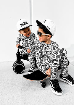 Image of Bamboo Two Piece Set in Live Fast