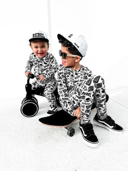 Image of Bamboo Two Piece Set in Live Fast