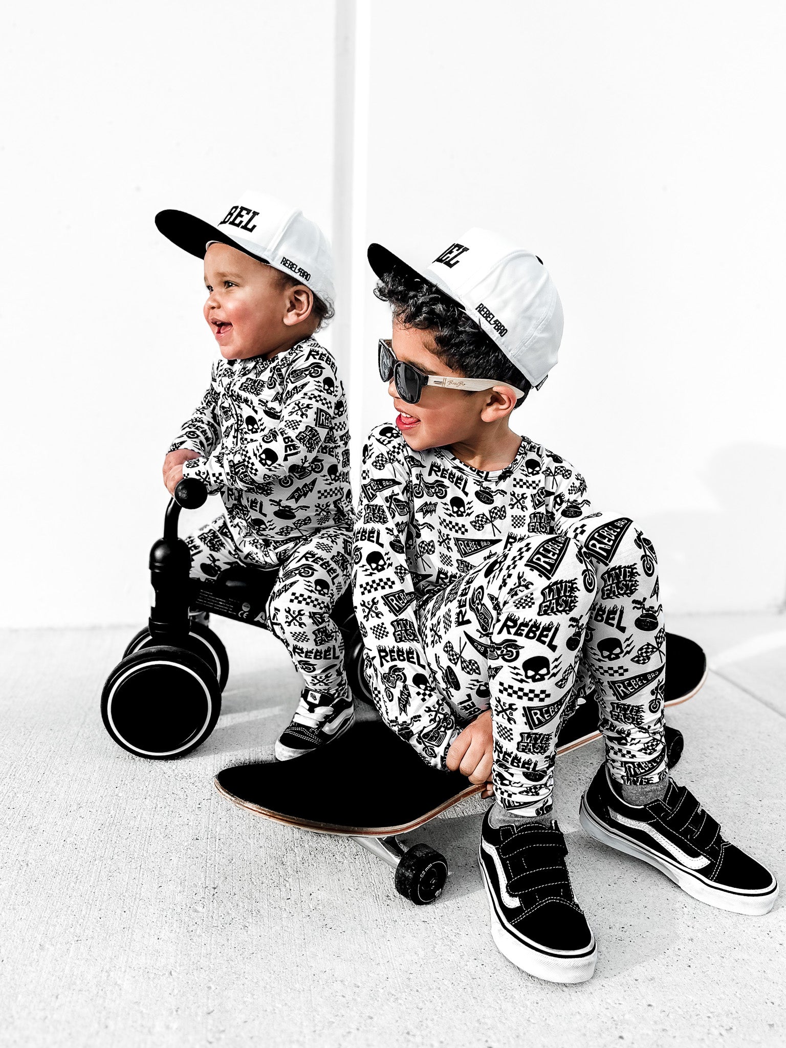 Bamboo Two Piece Set in Live Fast