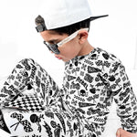 Bamboo Two Piece Set in Live Fast - Rebel Bro