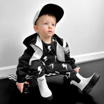 The Core-Classic Midi Boot in Black / White - Rebel Bro