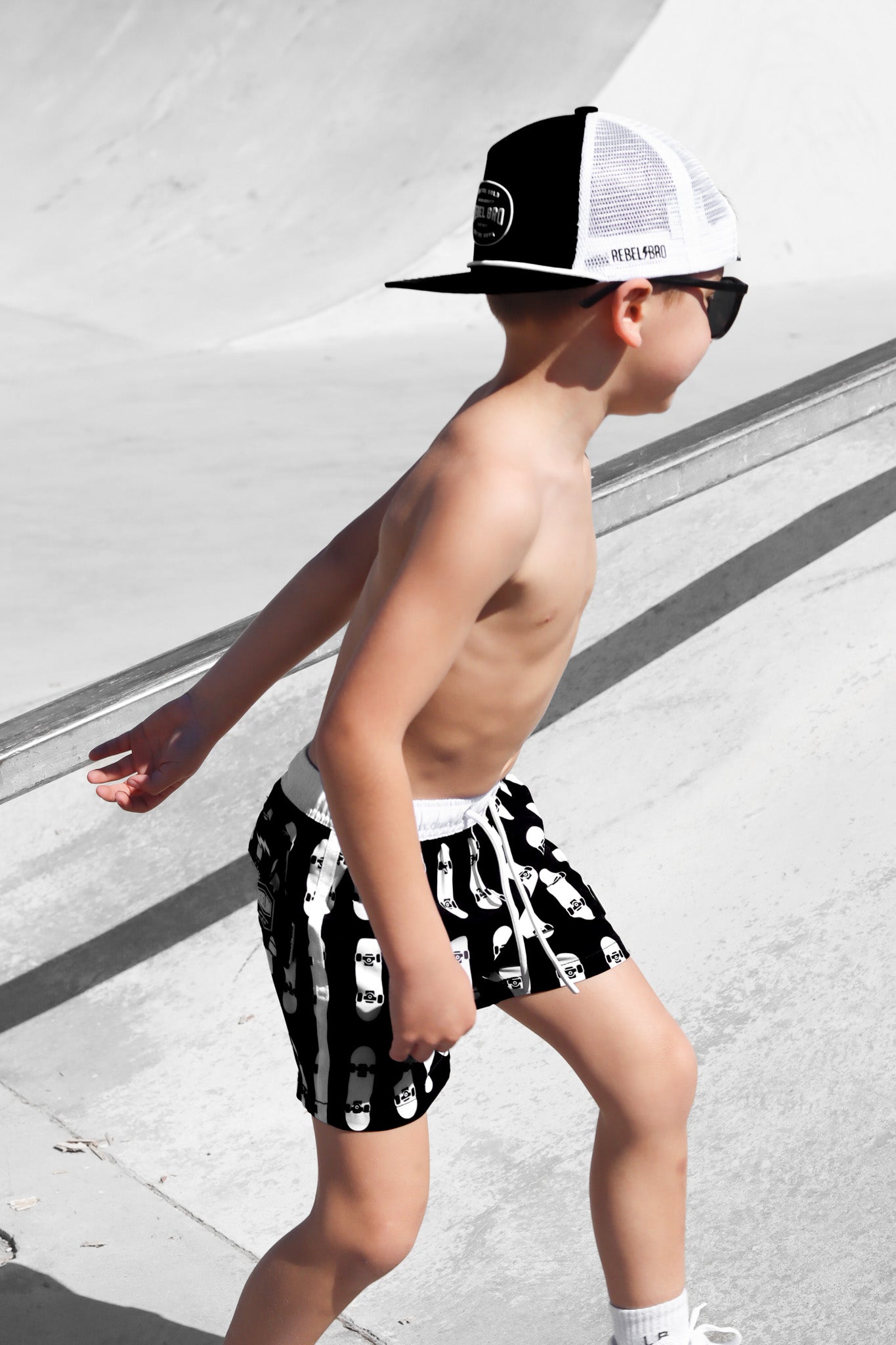 Hybrid Swim Trunks in Thrasher