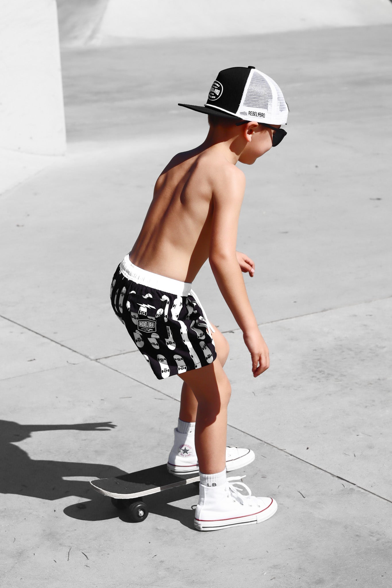 Hybrid Swim Trunks in Thrasher