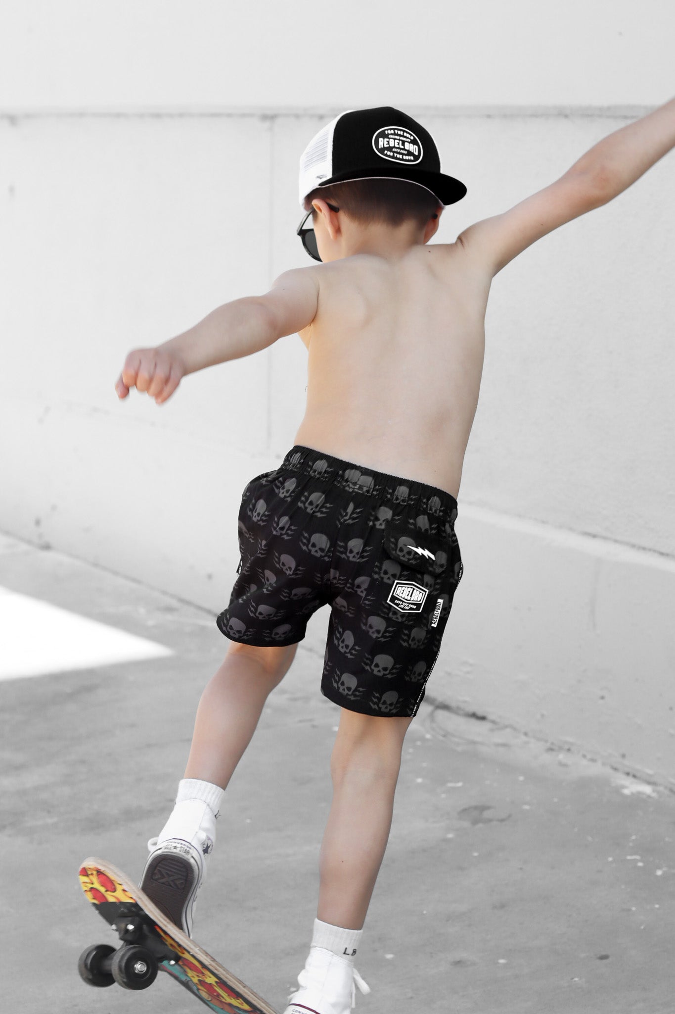 Hybrid Swim Trunks in Thunderstruck