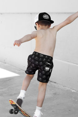 Image of Hybrid Swim Trunks in Thunderstruck