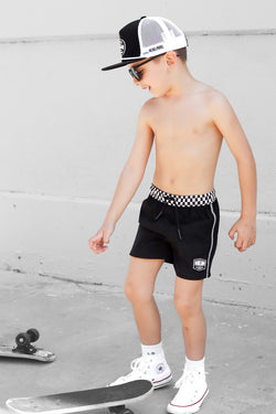 Image of Hybrid Swim Trunks in Off The Wall - Rebel Bro