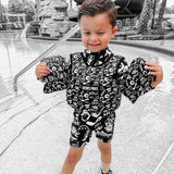 Neoprene Kids Arm Float in Warped Tour [Midnight Edition]