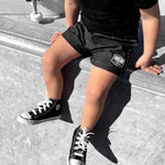 Hybrid Swim Trunks in Midnight Tide - Rebel Bro