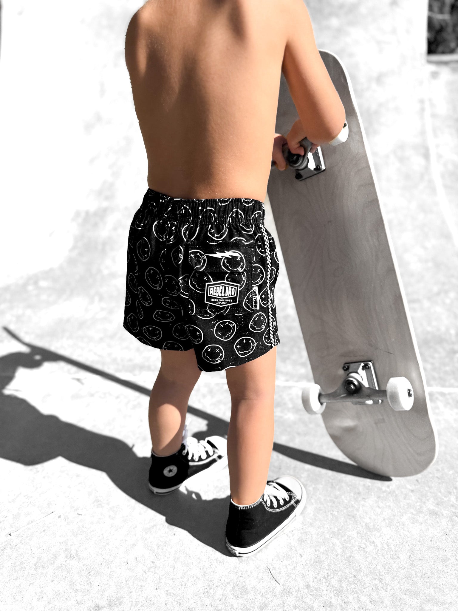 Hybrid Swim Trunks in Cobain