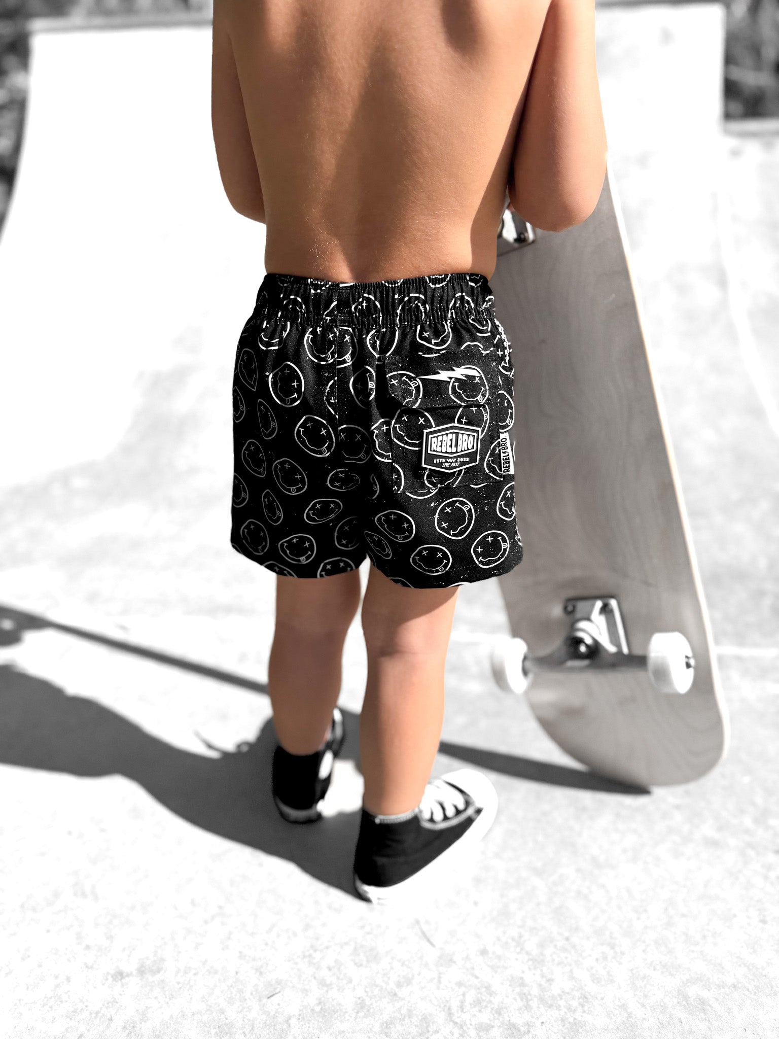 Hybrid Swim Trunks in Cobain