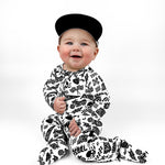 Bamboo Zippy Sleeper in Live Fast - Rebel Bro