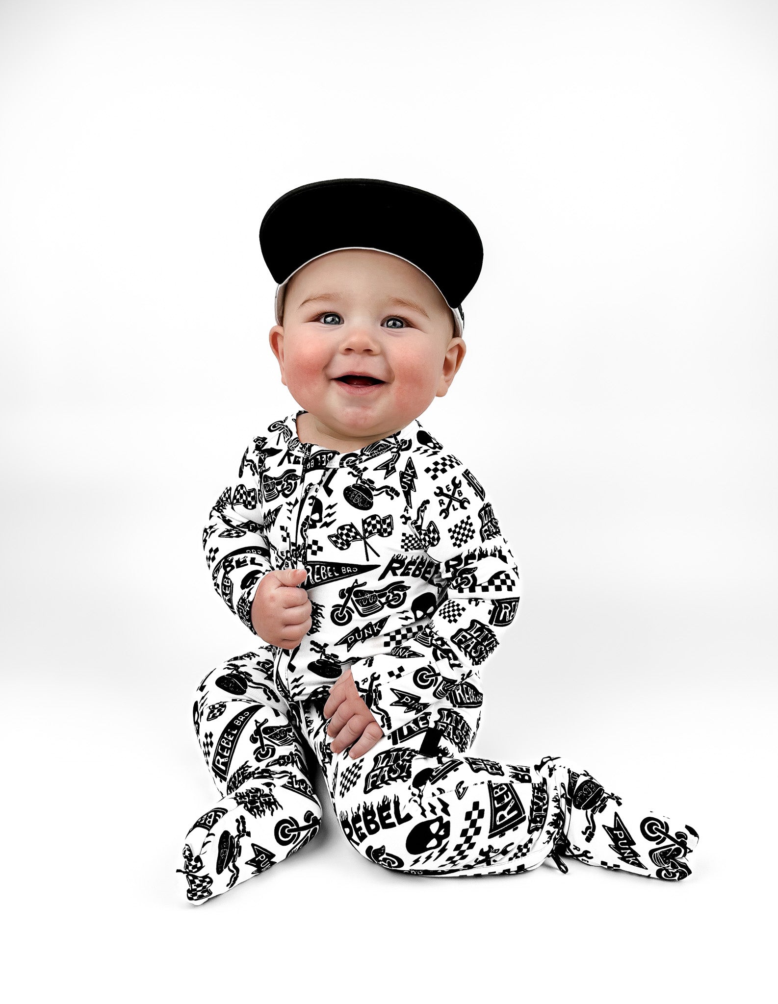 Bamboo Zippy Sleeper in Live Fast