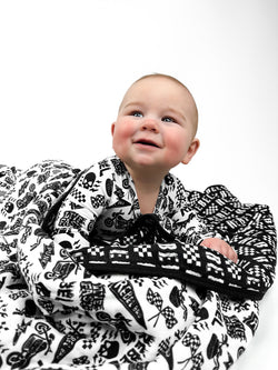 Image of Live Fast x Rebel Racer Organic Muslin Quilt - Rebel Bro