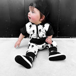 Hooded Rebel Short Sleeve Romper in Bowie - Rebel Bro