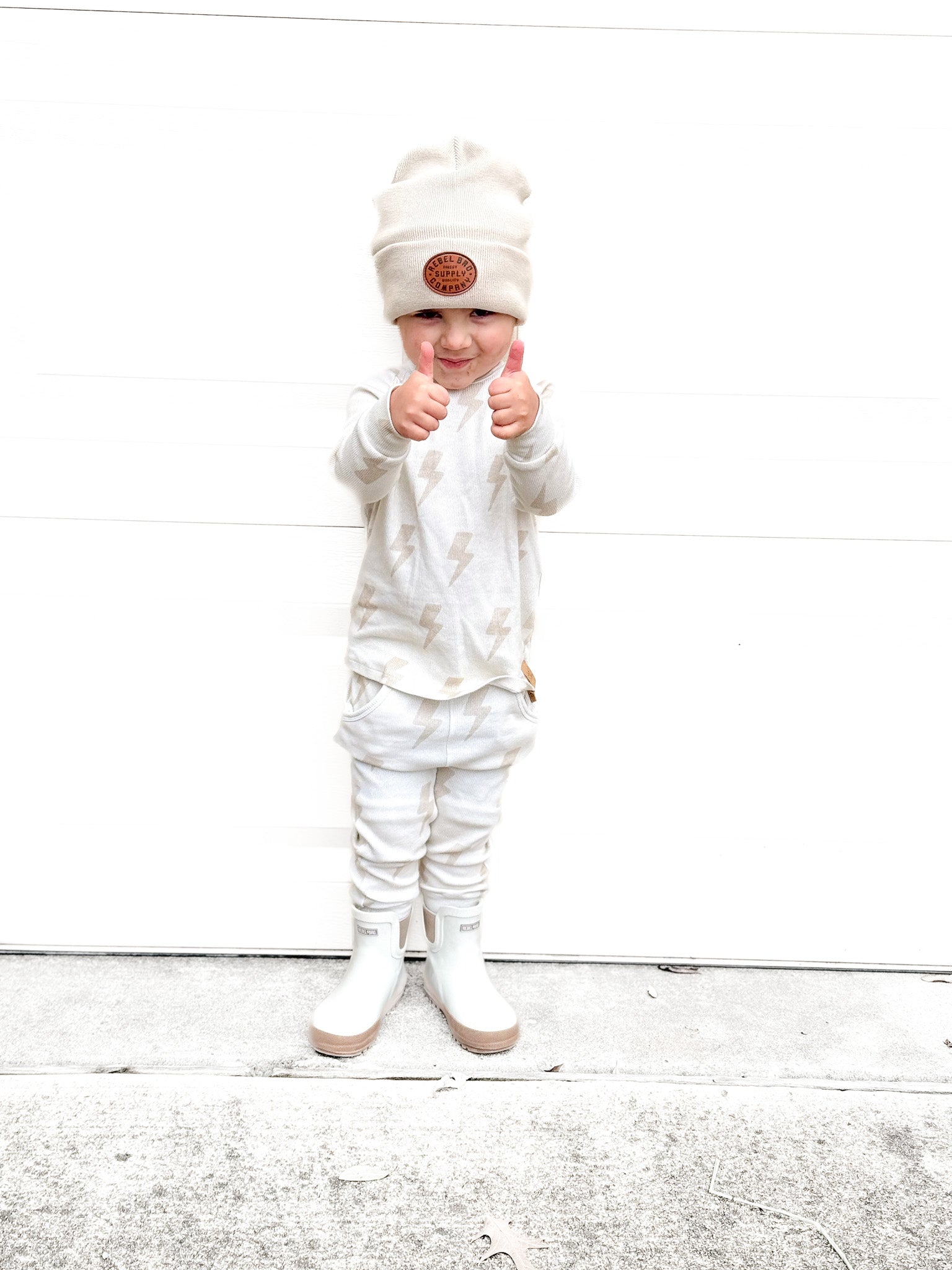 The Core-Classic Midi Boot in White / Taupe