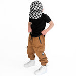 Rebel Cargo Pant in Dark Khaki - Rebel Bro