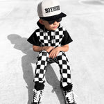 Hooded Rebel Short Sleeve Romper in Venice - Rebel Bro