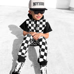 Hooded Rebel Short Sleeve Romper in Venice - Rebel Bro