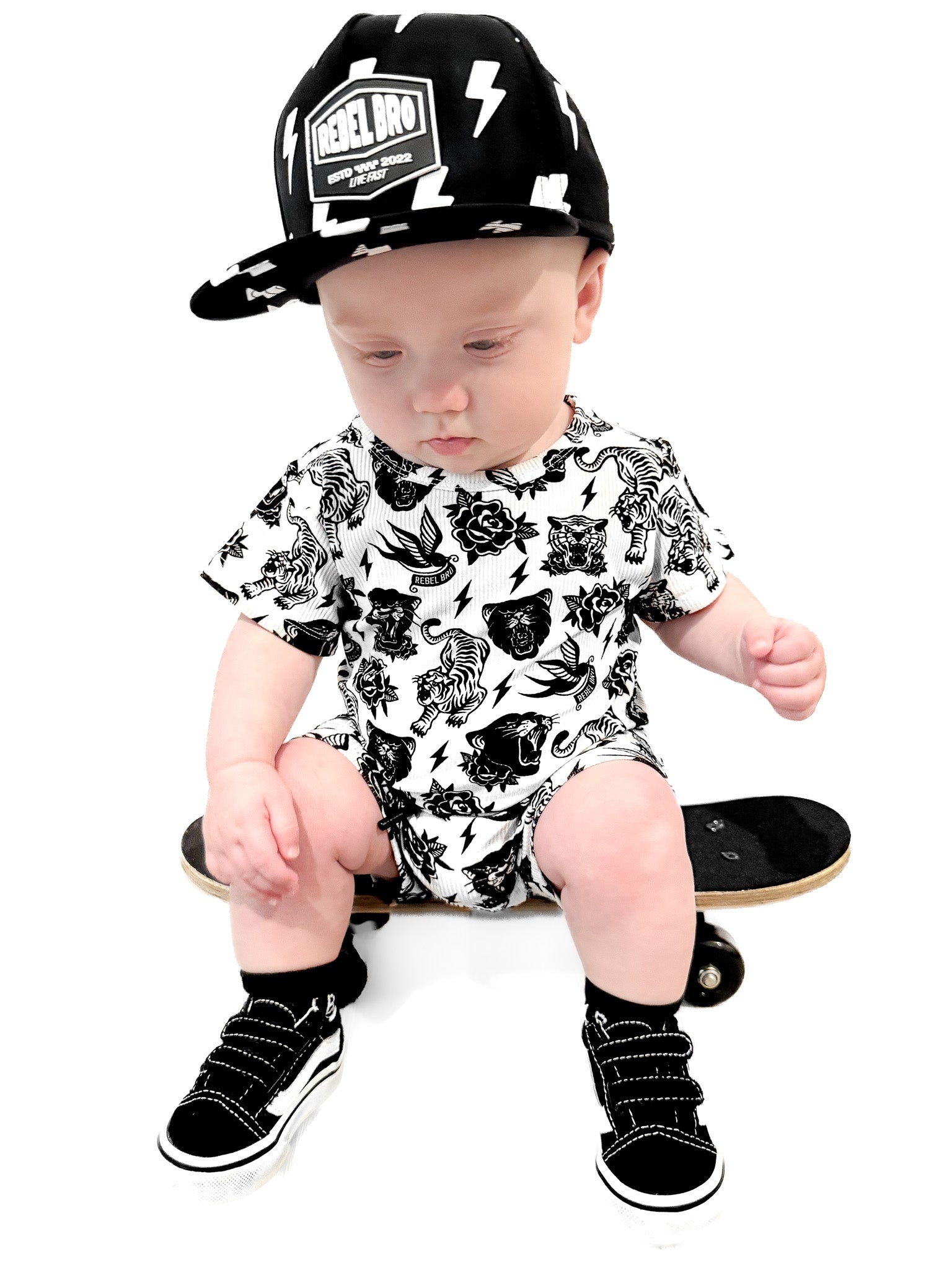 Bummie Two Piece Set in Born to be Wild - Rebel Bro