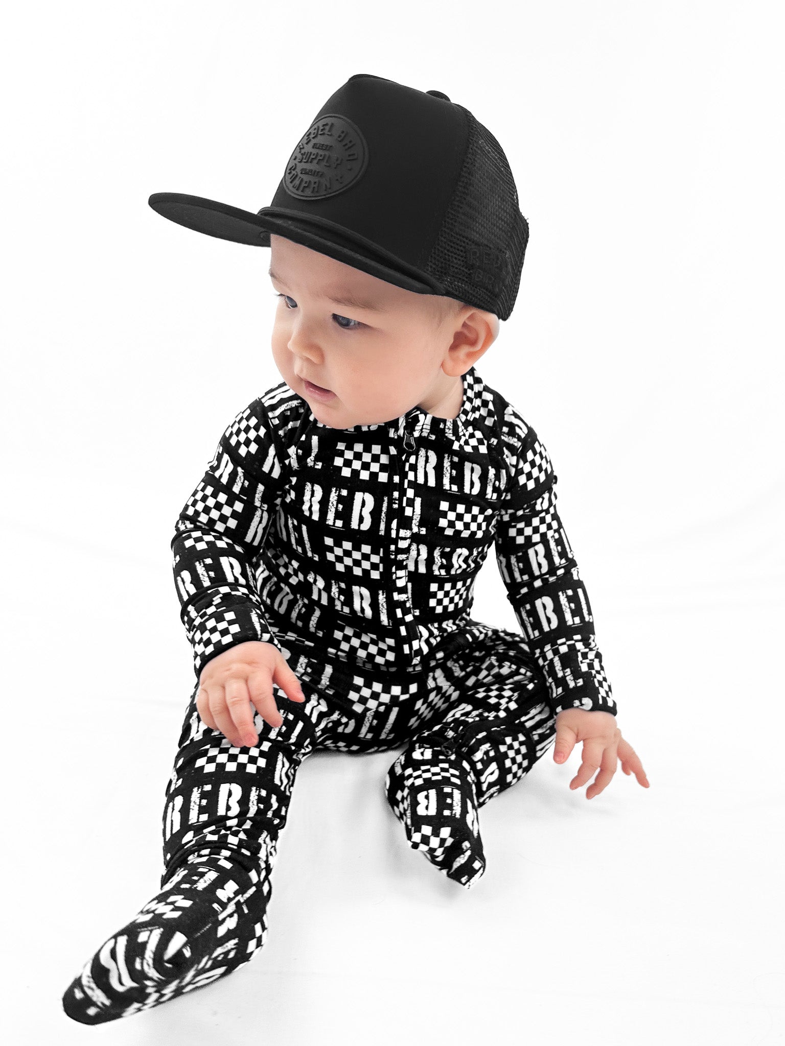 Bamboo Zippy Sleeper in Rebel Racer - Rebel Bro