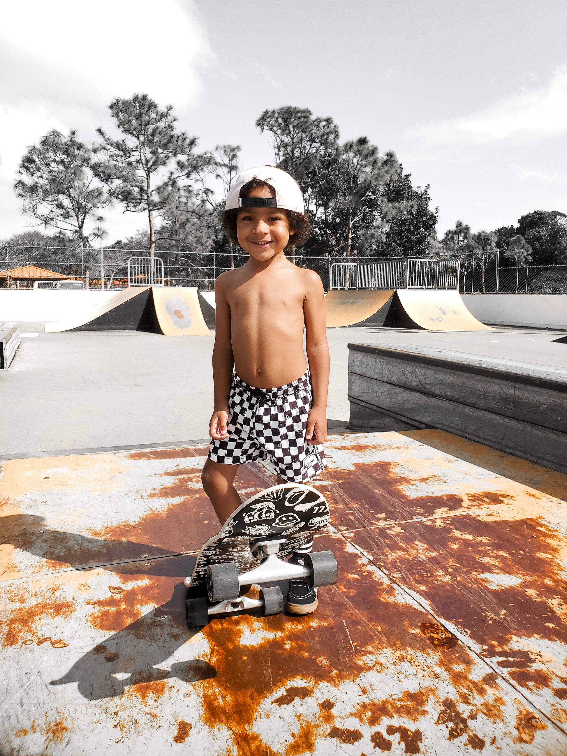 Warped Tour (Midnight) x Rebel Bro Mini Skateboard