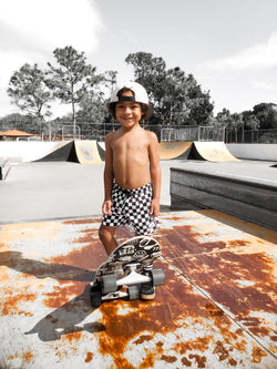 Image of Warped Tour (Midnight) x Rebel Bro Mini Skateboard