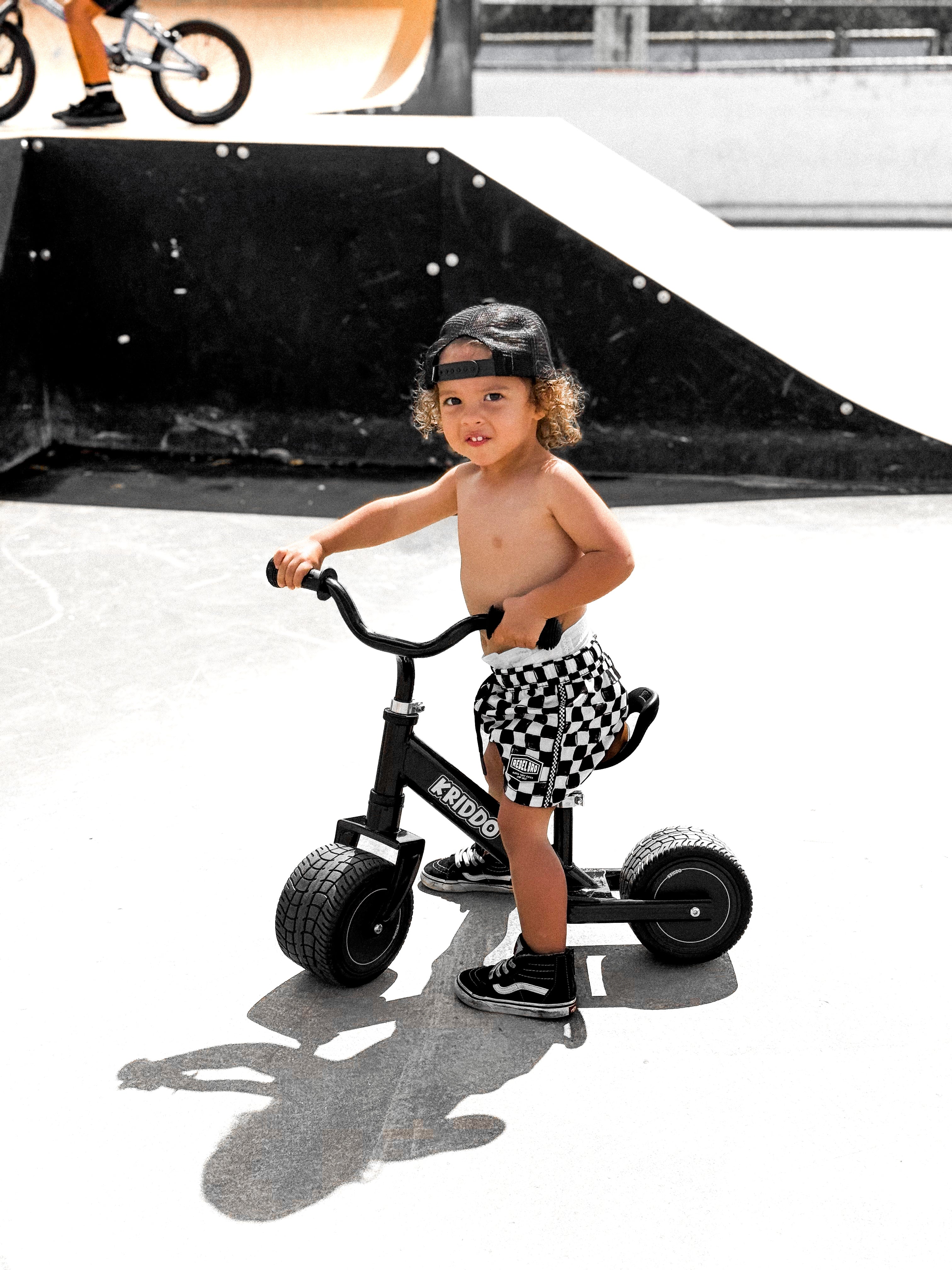 Hybrid Swim Trunks in Vintage Venice - Rebel Bro