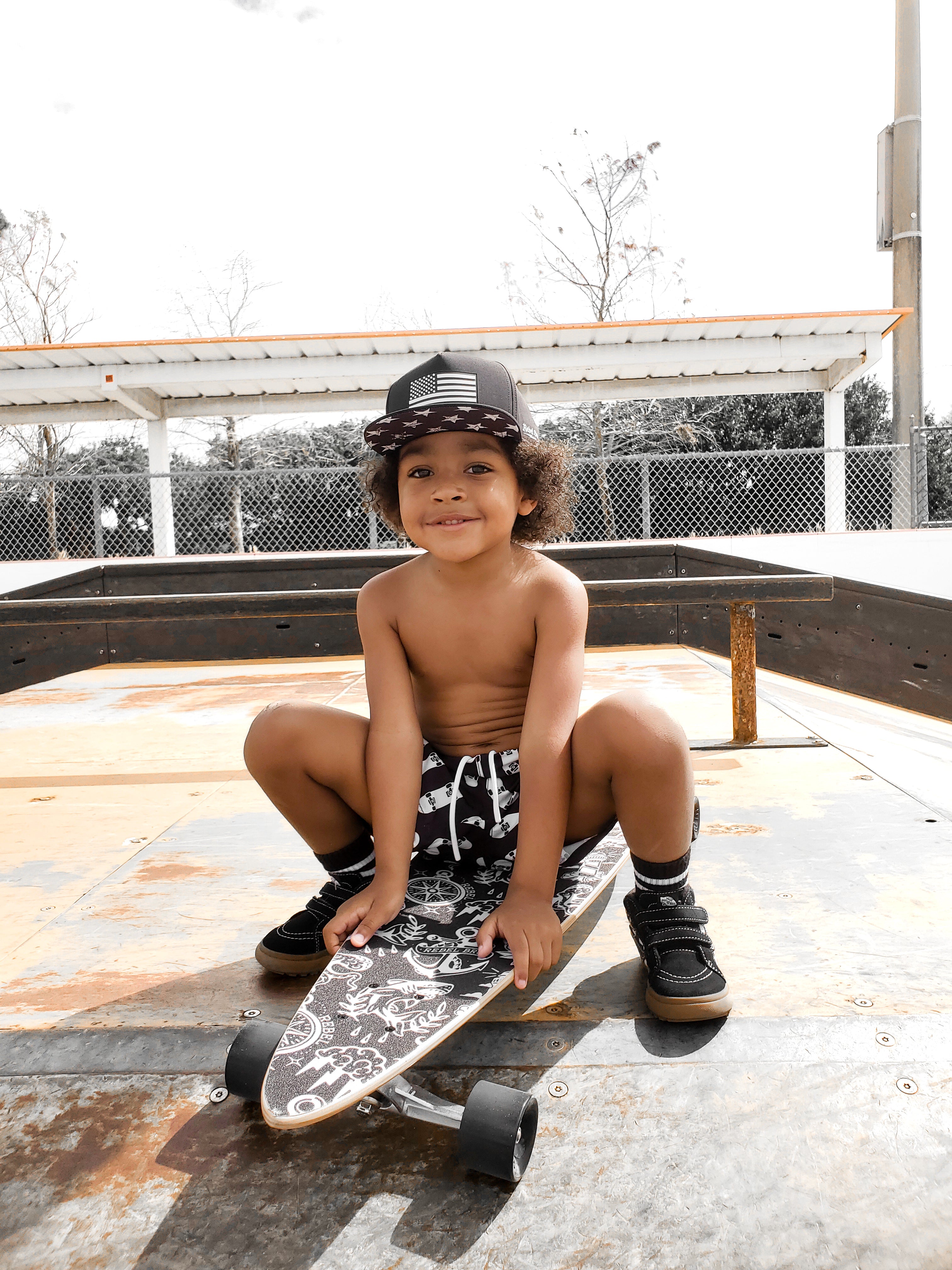 Hybrid Swim Trunks in Thrasher