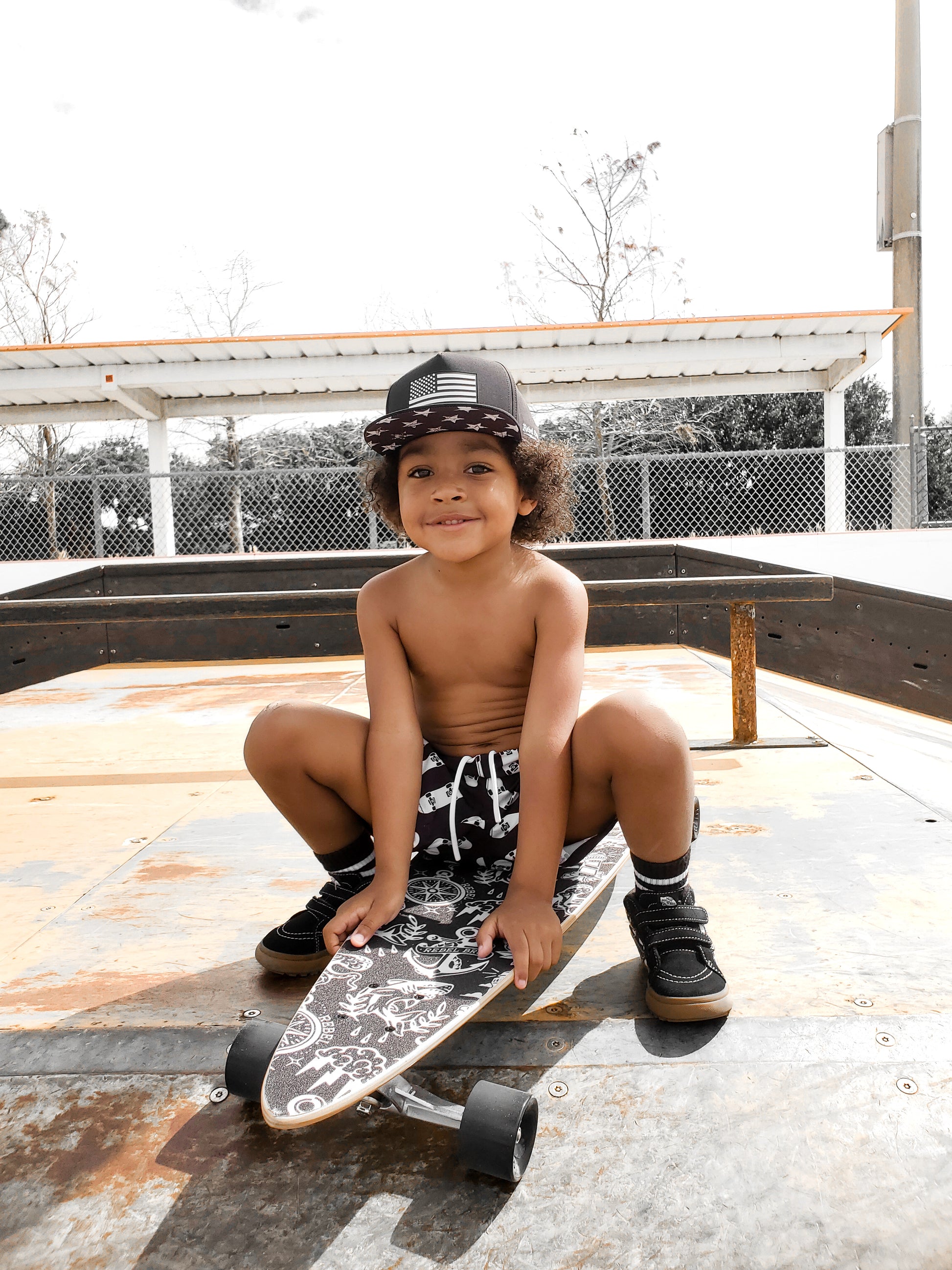 Hybrid Swim Trunks in Thrasher