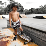 Hybrid Swim Trunks in Thrasher - Rebel Bro