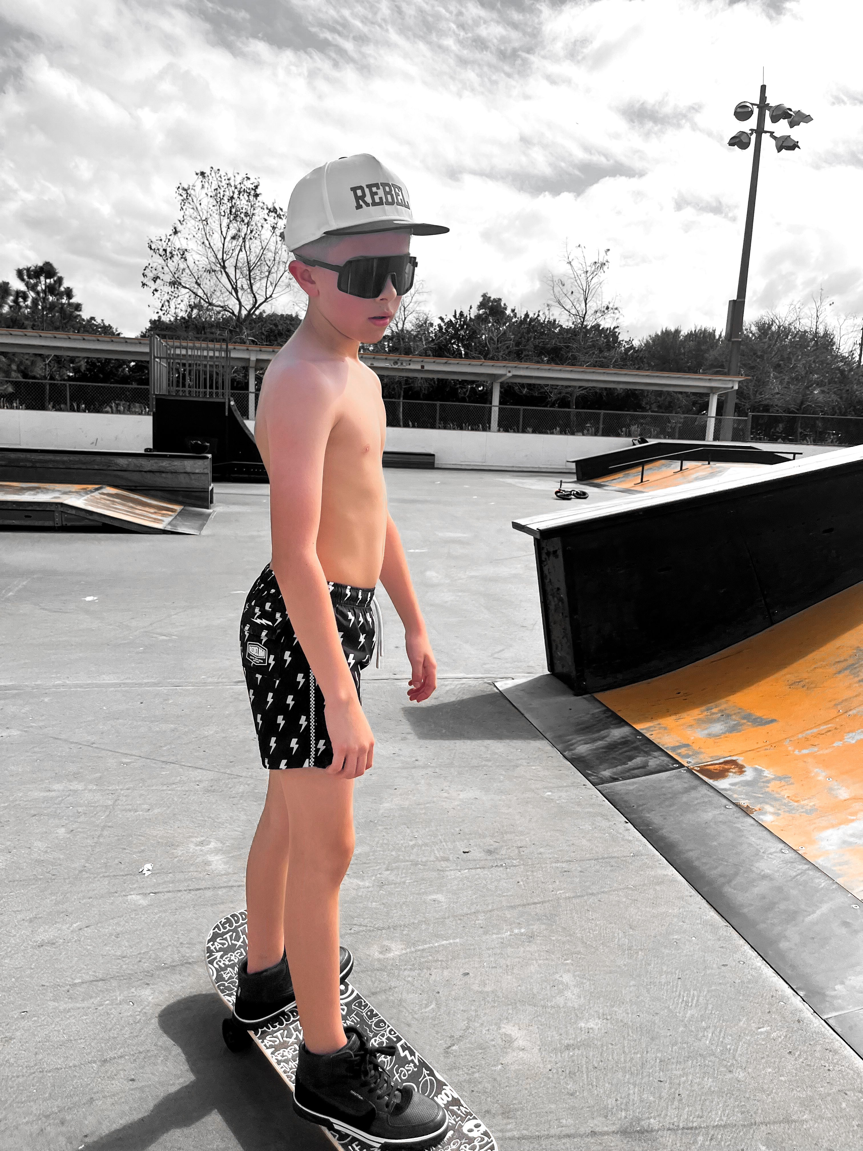 Hybrid Swim Trunks in Jagger - Rebel Bro