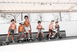 Image of Hybrid Swim Trunks in Urban Drip
