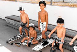 Image of Hybrid Swim Trunks in Urban Drip