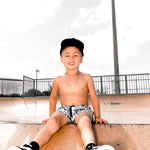 Hybrid Swim Trunks in Urban Drip - Rebel Bro