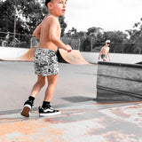 Hybrid Swim Trunks in Urban Drip - Rebel Bro