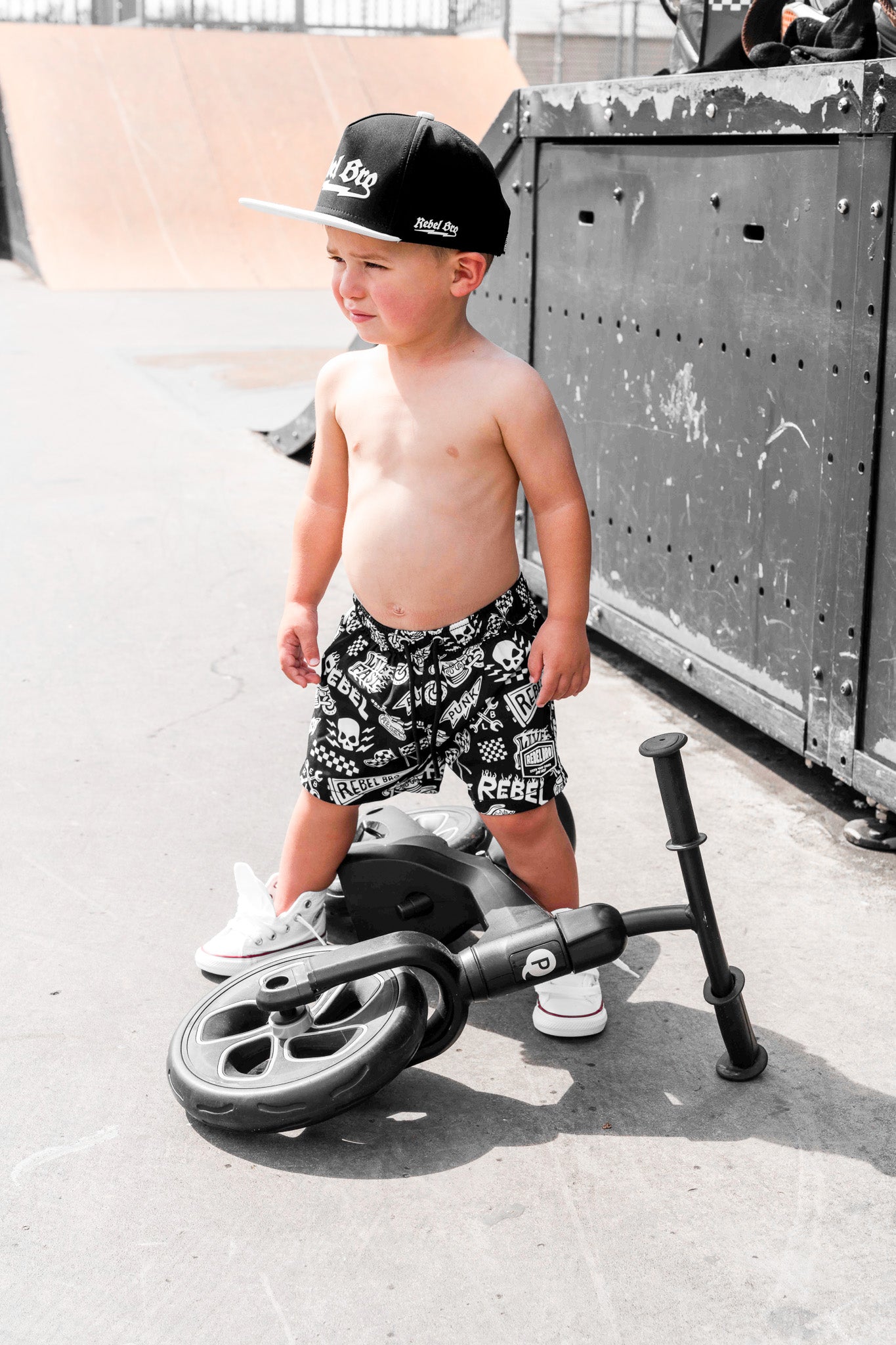 Hybrid Swim Trunks in Live Fast