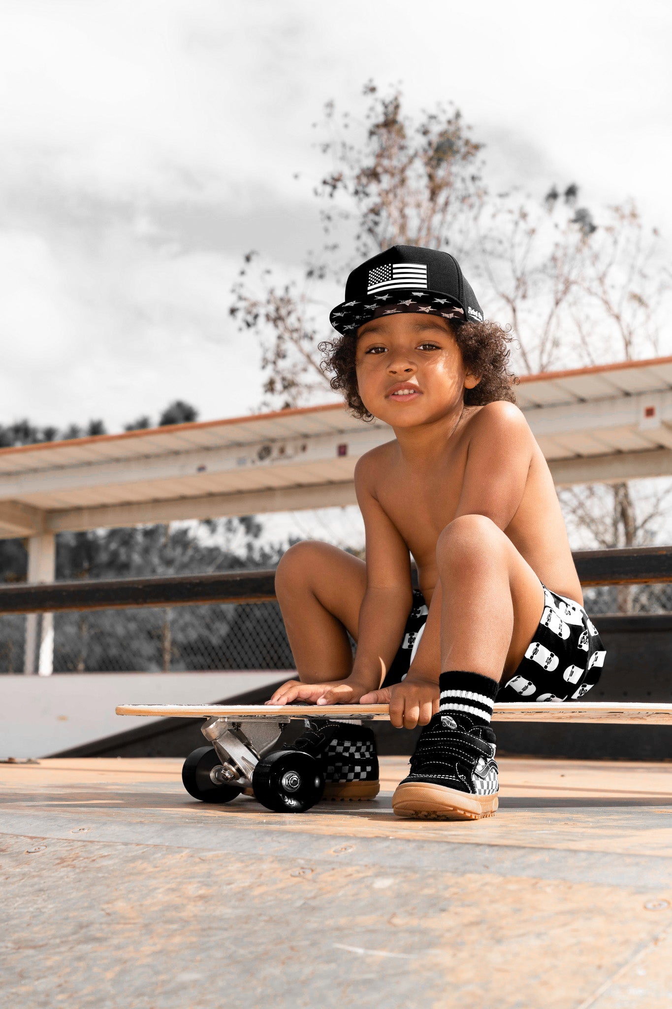 Hybrid Swim Trunks in Thrasher