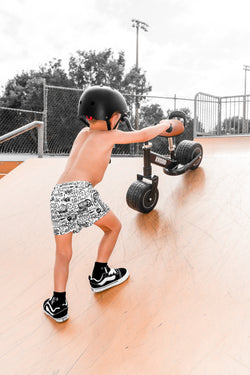 Image of Hybrid Swim Trunks in Urban Drip