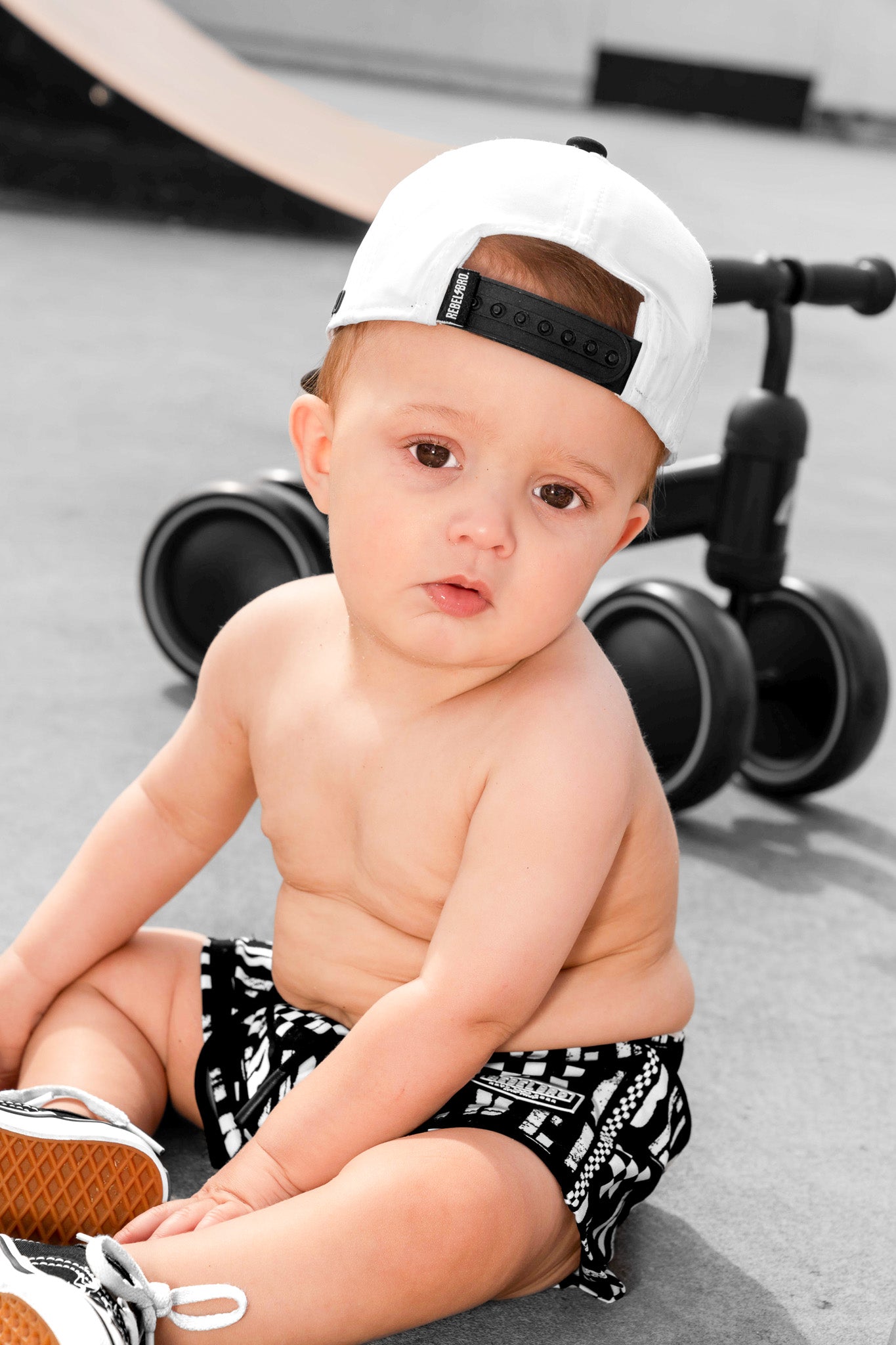Hybrid Swim Trunks in Rebel Racer - Rebel Bro