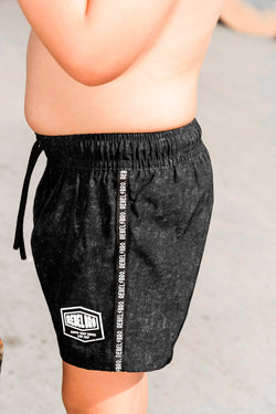 Image of Hybrid Swim Trunks in Midnight Tide - Rebel Bro